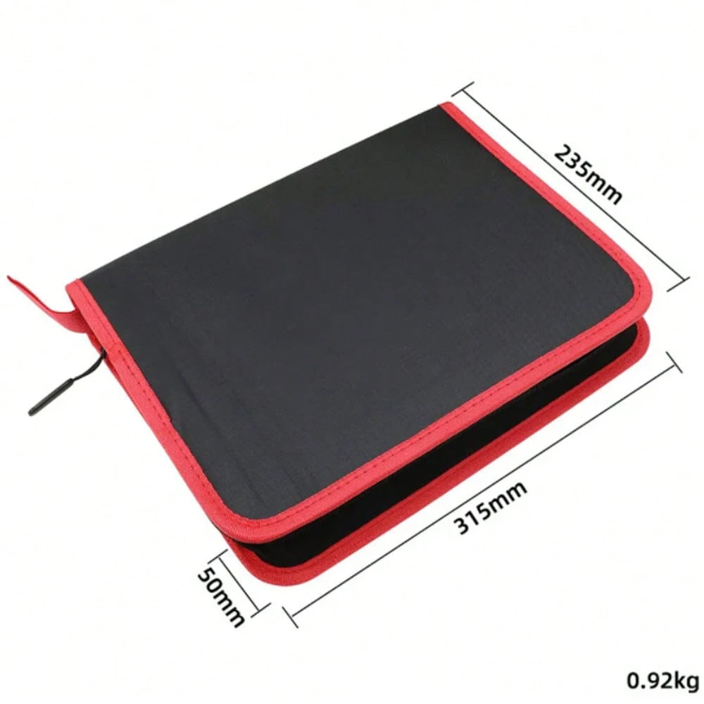 19Pcs Car Trim Removal Tool Set Hand Tools Pry Bar Panel Door Interior Clip Kit (RED)