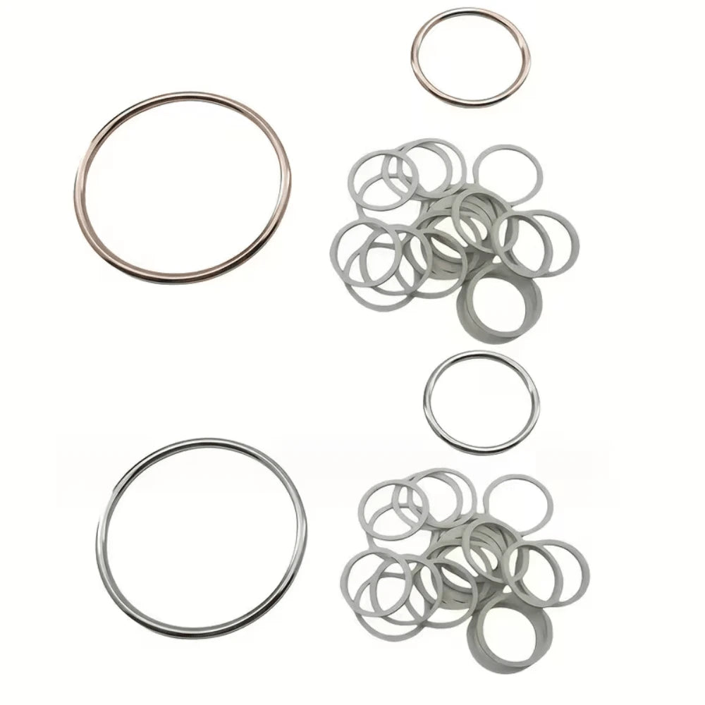 2/3/4/6Pcs Invisible Clothing Accessories Rubber Band Set, Shirt Skirt Waist Clip Back Tightening Metal Ring Short Sleeve T-Shirt Skirt Suit Waist Buckle Back Clip Ring