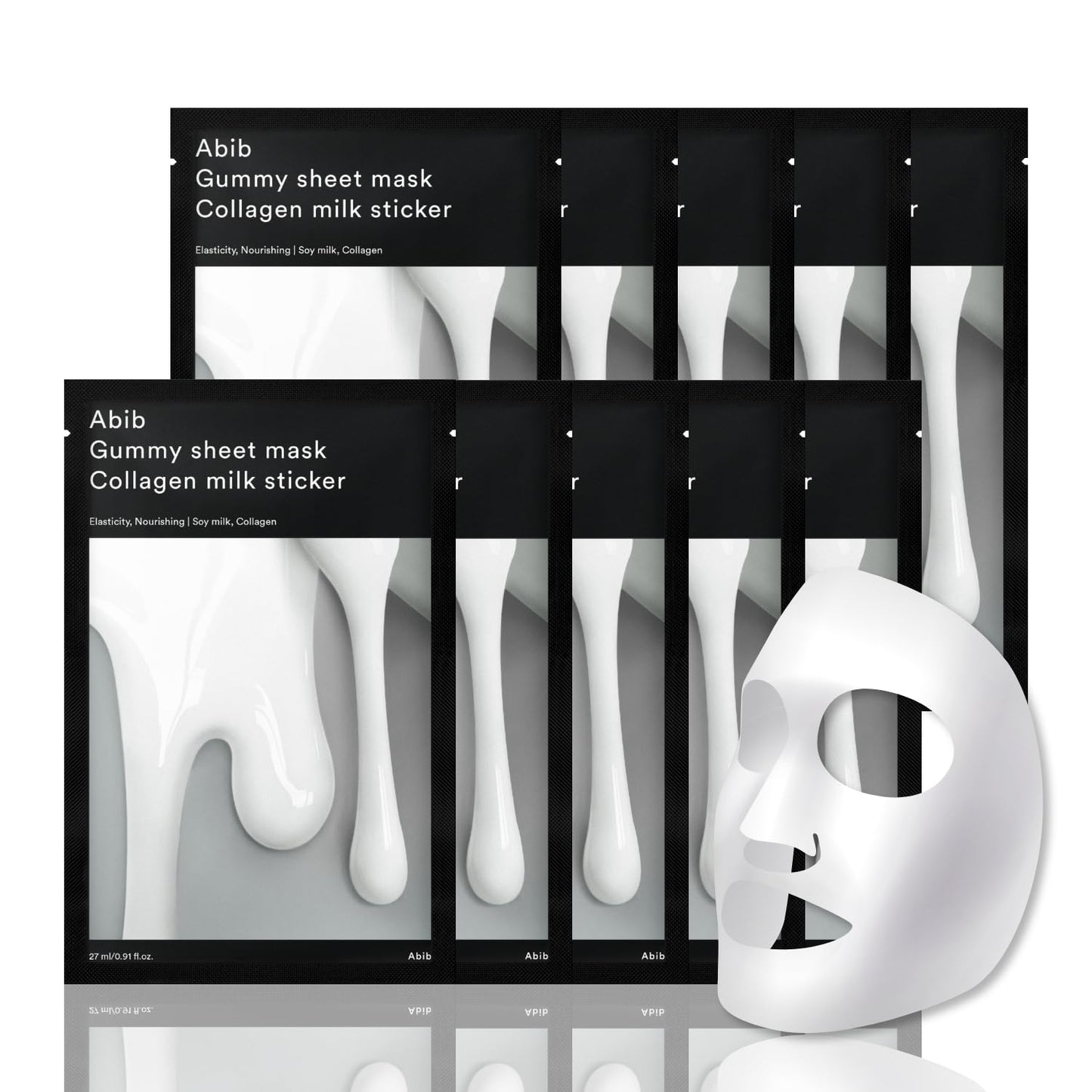 Abib Gummy Sheet Mask Collagen Milk Sticker