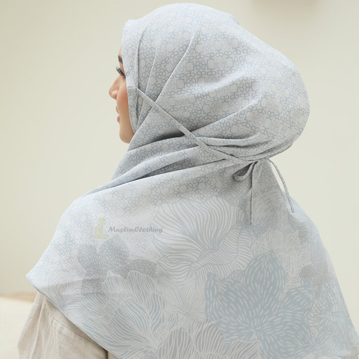 Aisyah Scarves® Bergo Poppy Light Blue