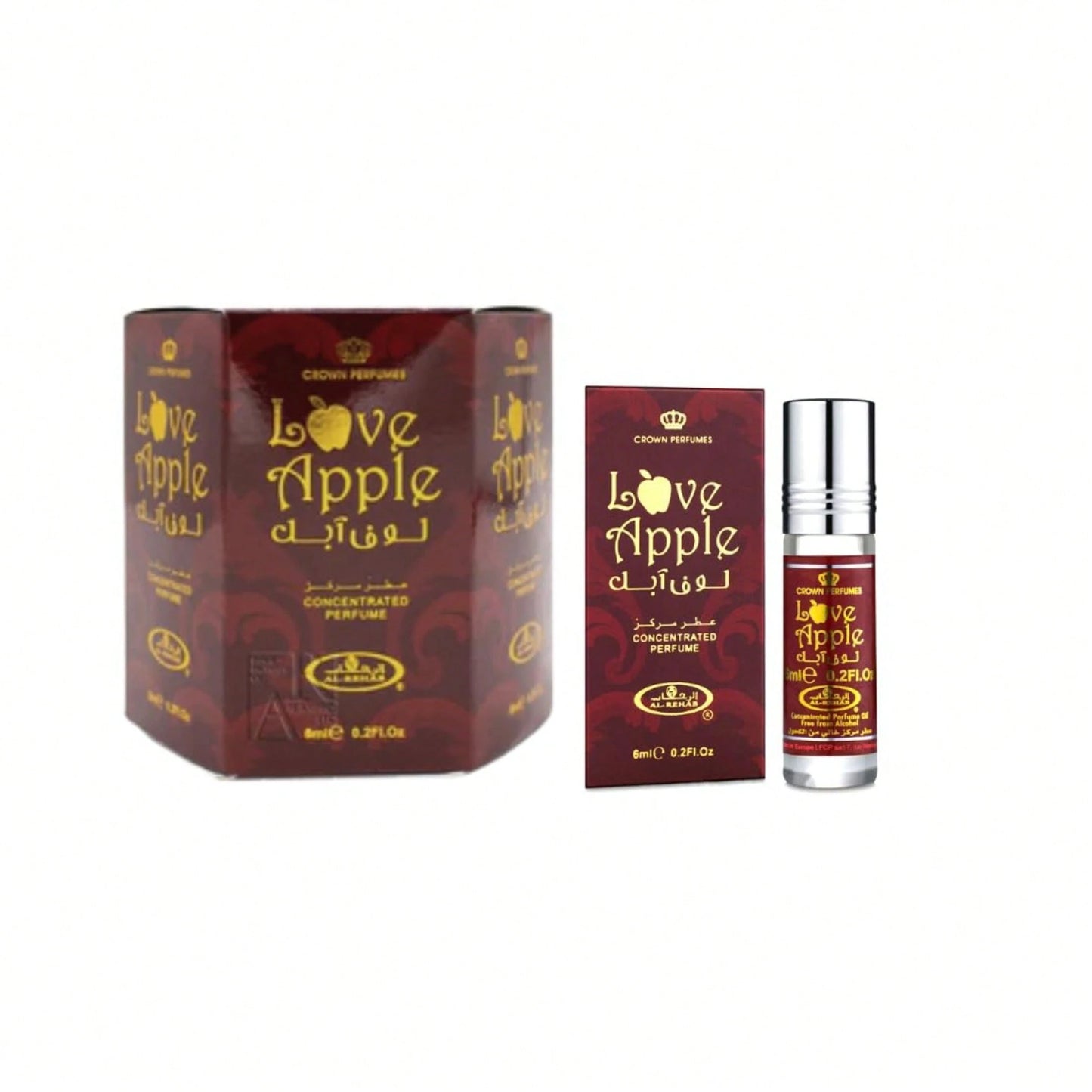 Al-Rehab Love Apple Premium Arabian Perfume Oil- 6Ml