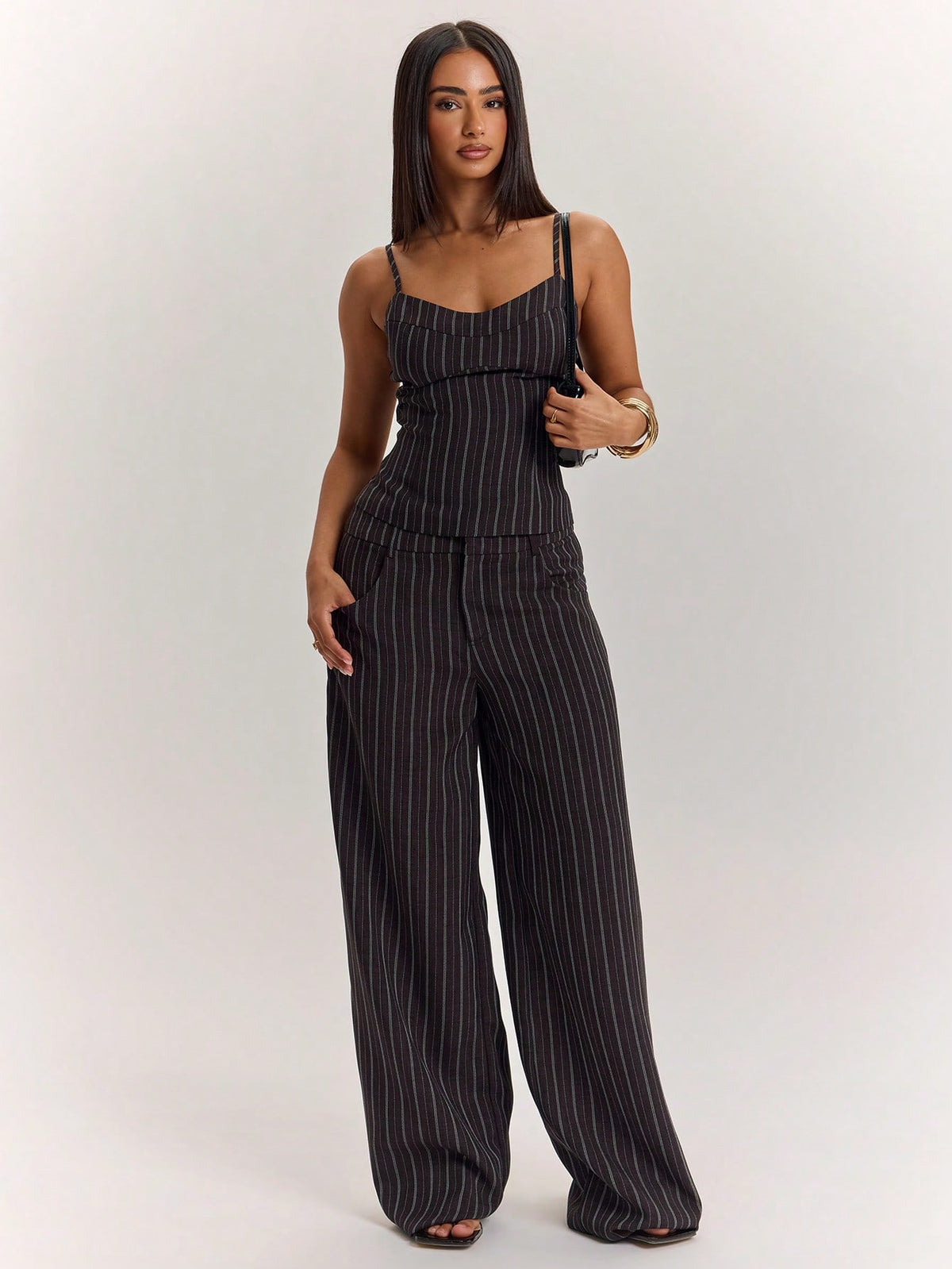 BAE Women's Summer Casual Striped Retro Commuter Camisole