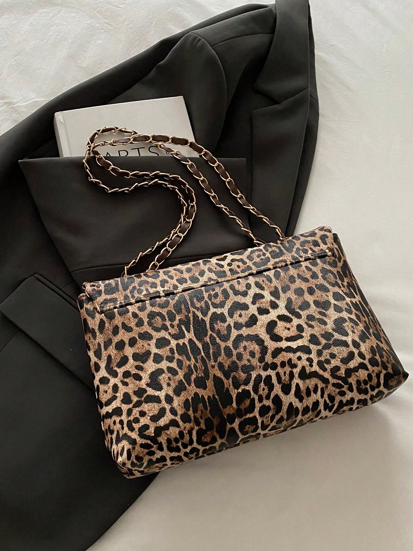 Fashionable Leopard Print Large Capacity Casual Tote Bag, Leopard Print Purse For Women Leopard Comeback, Animal Print Women Bag, Fall Winter Fashionable Cheetah Print Purse For Women, New Fall Winter