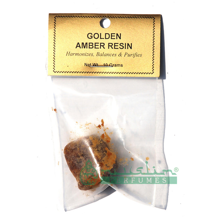 Golden Amber Resin Block 10 gram
