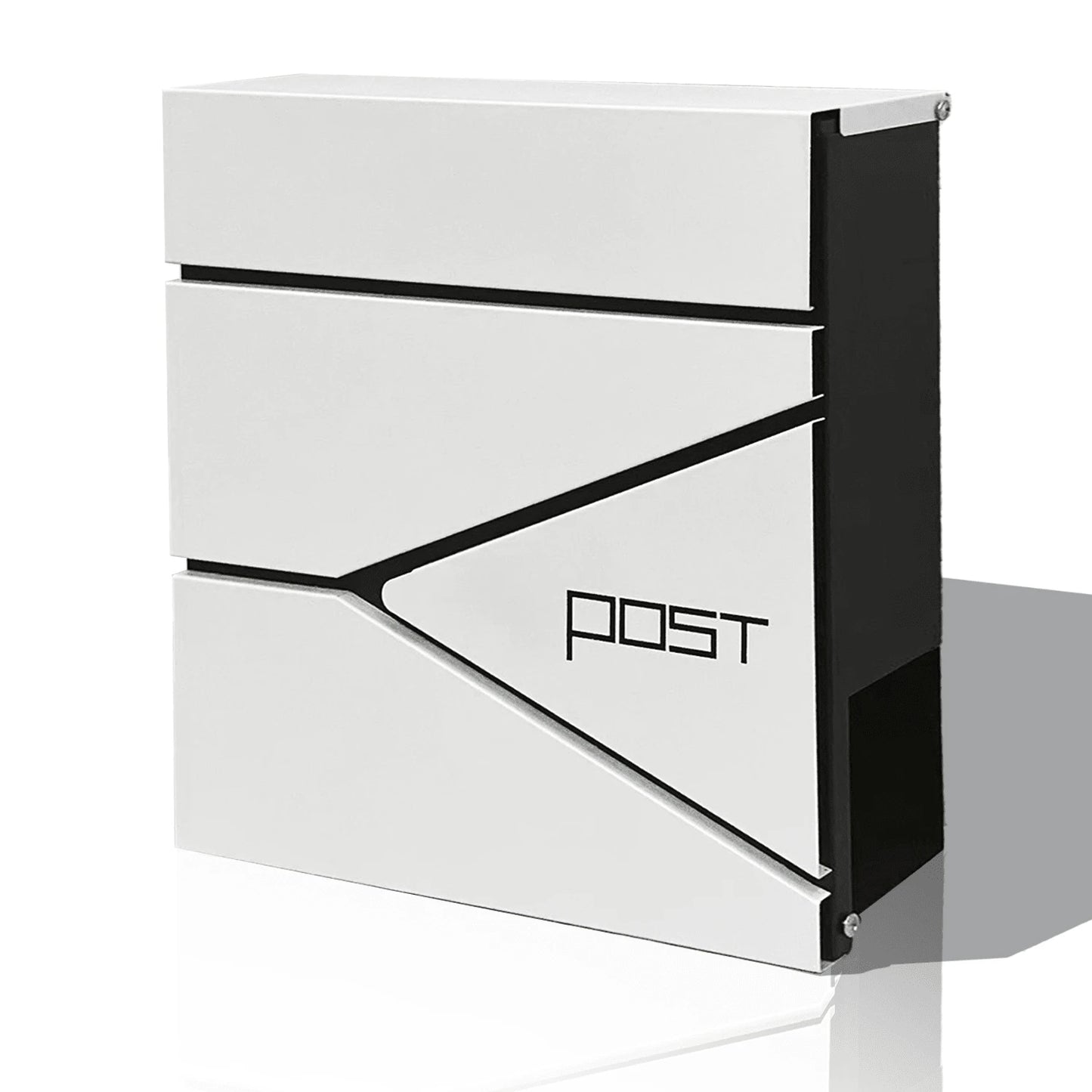 Mailbox, Wall-Mounted Metal Mailbox, Weather-Resistant Rust-Proof Outdoor Lockable Mailbox, Includes All Installation Hardware, Mailbox, Mailbox