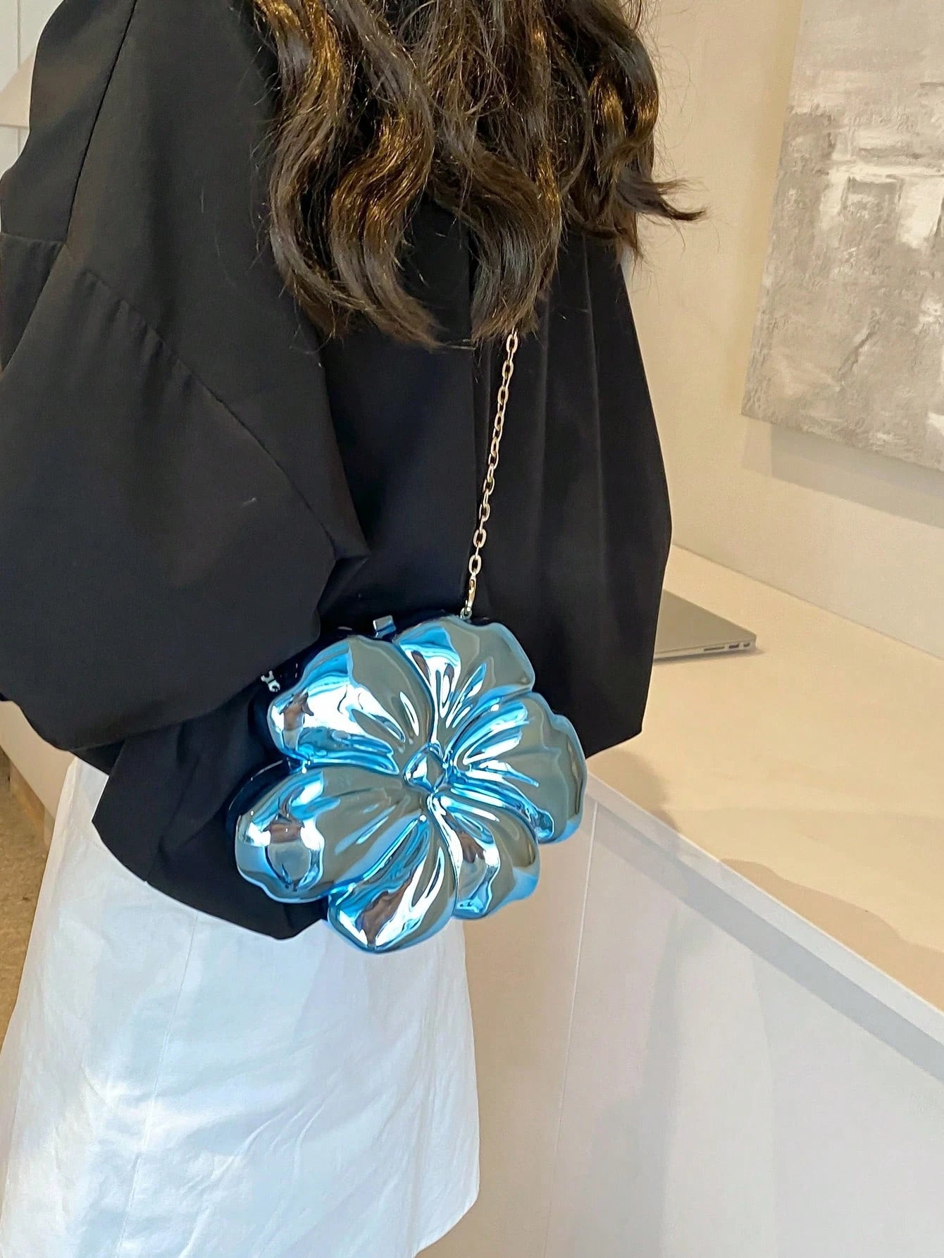 New Flower Bag Qingxin Sweet Shoulder Diagonal Straddle Bag, Essential Wedding Items, Perfectly Matching With Graduation Dress, Prom Dresses, Perfectly Matching With Prom Accessories, Exquisite Floral