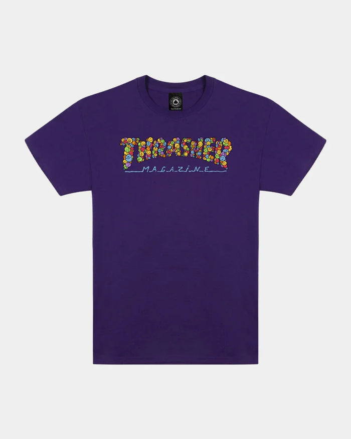 SMILE BY SPANKY - T-SHIRT - PURPLE - Four Street
