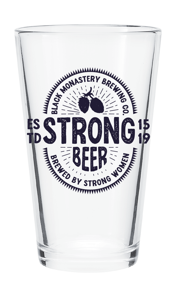 Strong Beer Pint Glass