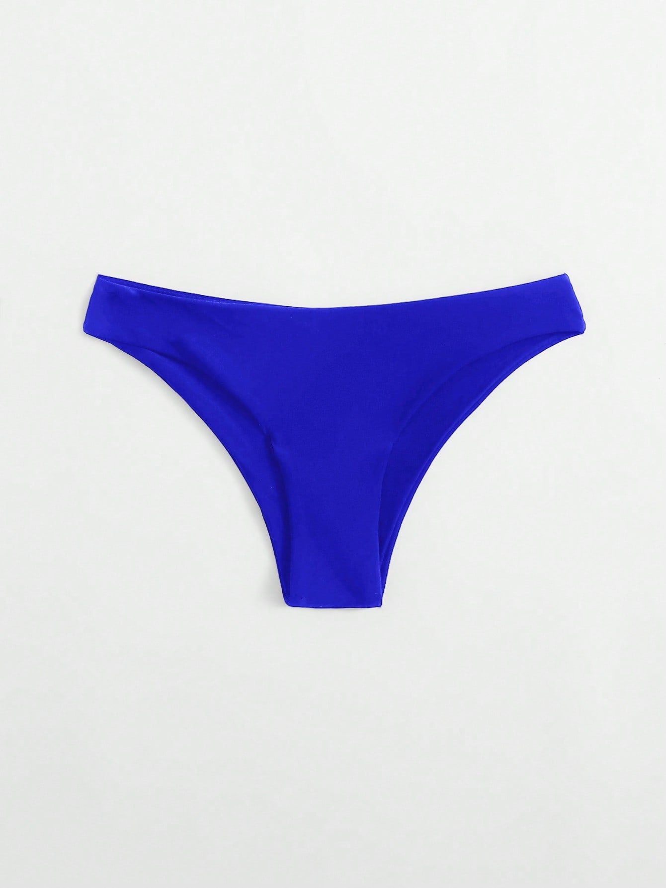Swim Basics Women's Solid Color Bikini Bottom For Beach Holiday Pool Party Holiday Royal Blue Summer Sporty