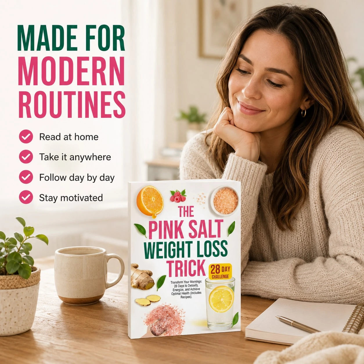 The Pink Salt Weight Loss Method: A Tested Morning Routine For Detoxification And Vitality- The Ultimate 28-Day Health Plan