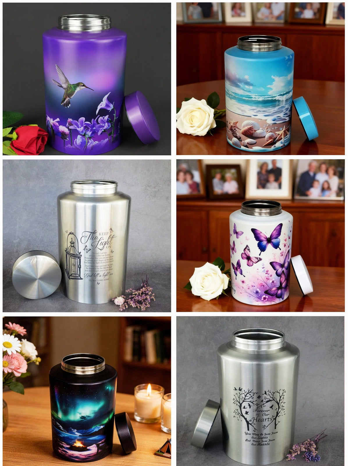 Up To 220 Lbs Large Stainless Steel Cremation Urns For Adult Male Female Pet Ashes, Funeral Memorial Keepsake Urn For Human Dog Man Remains