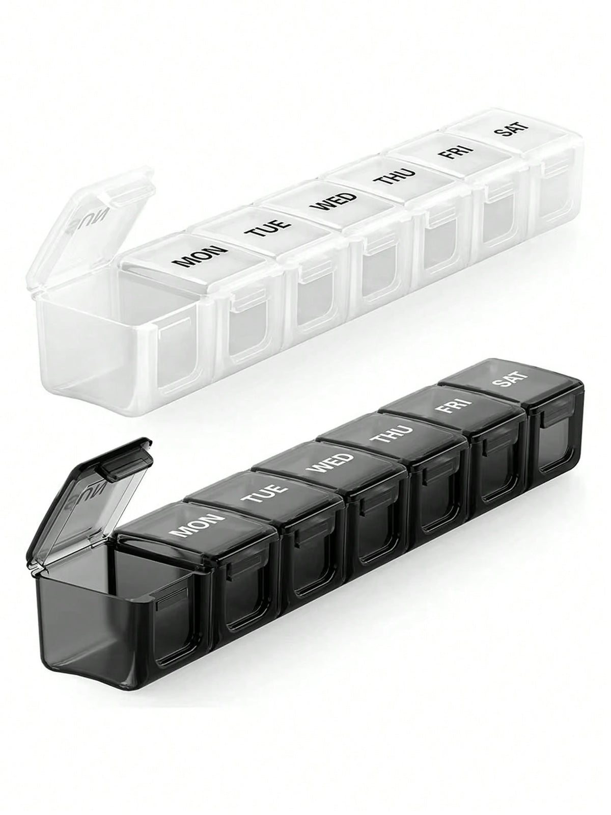 XL Weekly Pill Organizer, 7 Day Large Pill Box, Extra Large Daily Medication Organizer, Travel Pill Container, Pill Holder