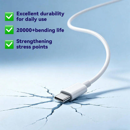 1/2/3/4/5pcs 6.6ft/200cm USB Fast Charging Data Cable, High-Efficiency Data Transfer Fast Charging Cable Compatible With Phone 17/16 Pro Max/16 Pro/16 Plus/16/15 Series, Extra Long Durable Charging Ca