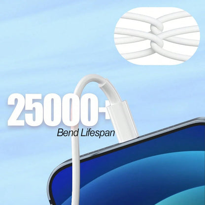 1/2/3/4/5pcs 6.6ft/200cm USB Fast Charging Data Cable, High-Efficiency Data Transfer Fast Charging Cable Compatible With Phone 17/16 Pro Max/16 Pro/16 Plus/16/15 Series, Extra Long Durable Charging Ca
