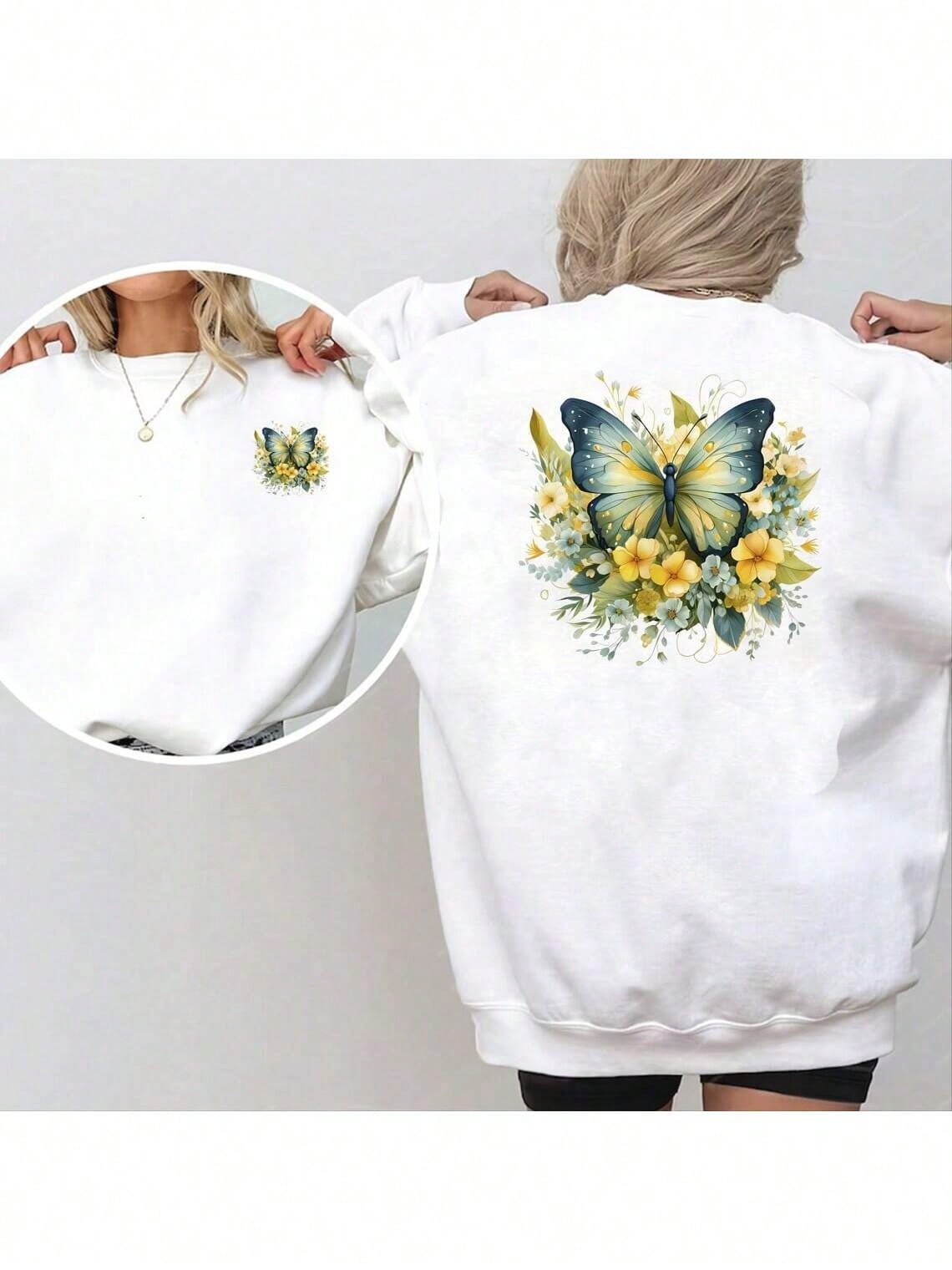 1/2/3pcs Green Butterfly Pattern Heat Transfer Stickers, Suitable For DIY T-Shirts, Jeans, Hoodies, Bags, Pillows (Mixed Colors), Holiday Crafts, Durable Decoration, Clothing Embellishment, Party Deco