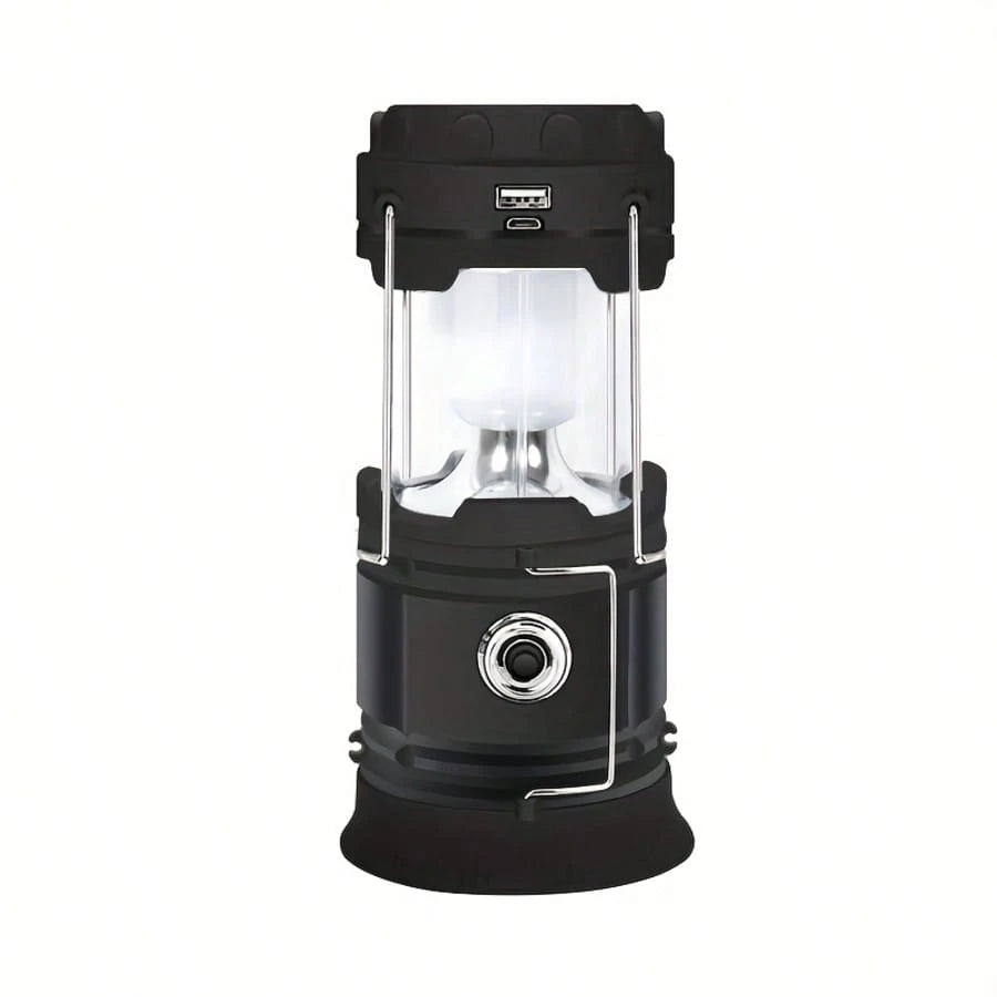 1/2/4-Pack Solar Camping Lantern, Collapsible LED Solar USB Rechargeable Lantern Flashlight Emergency Hanging Lights For Camping Hurricane Equipment Power Outages Supplies Storm Survival Kit Indoor Ou