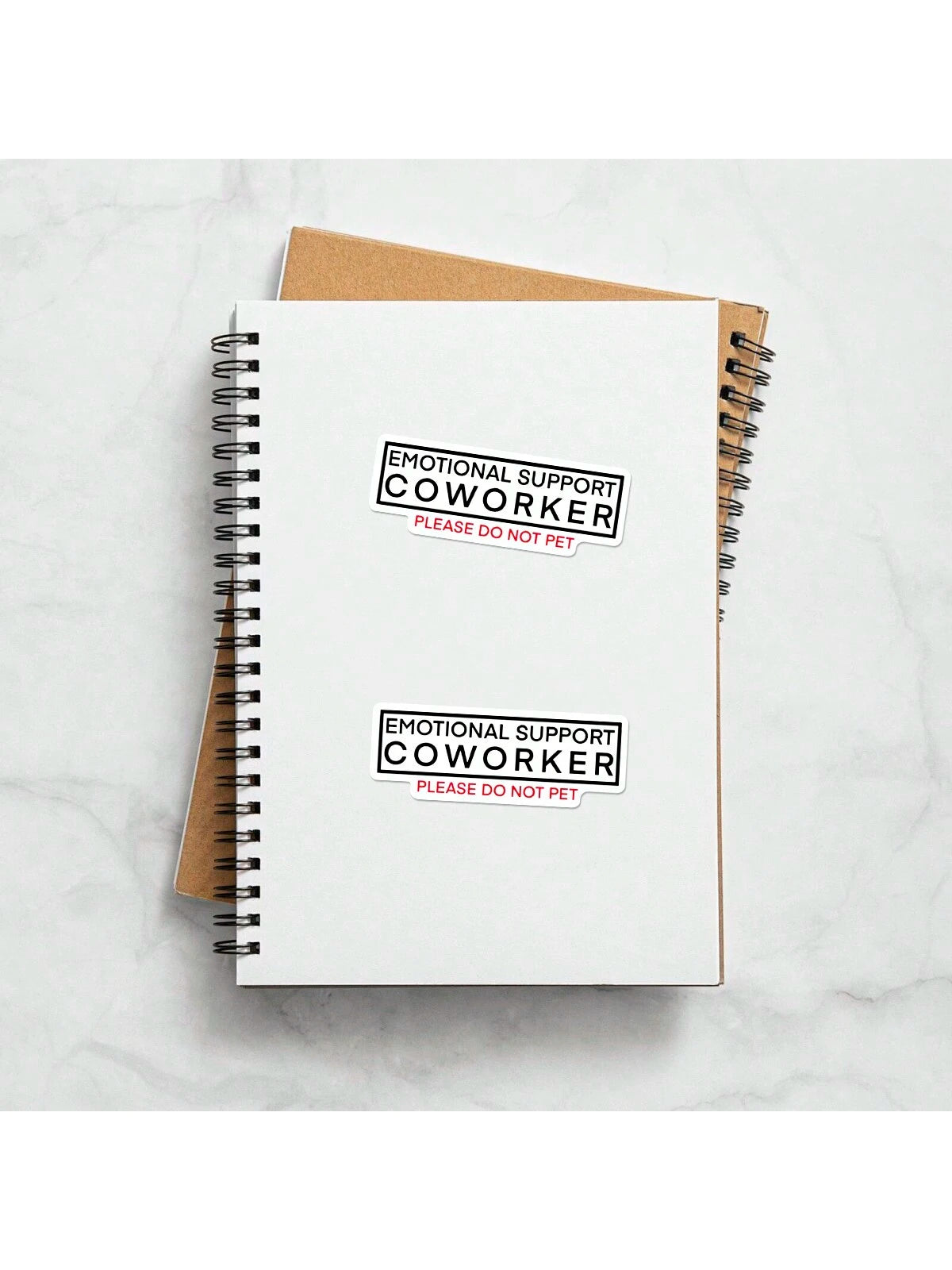 1/2/5pcs EmotionalSupport Coworker Sticker| Fun And Quirky Vinyl Decal For Planners, Journals, And Laptops| Cute And Mindful Design For Meditation, Wellness Enthusiasts, And Book Lovers|, Artsy, P