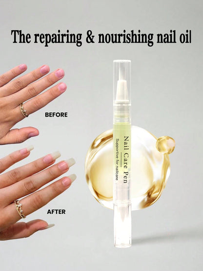 1/2Pcs Brother Cosmetics Nail Growth Oil| Nail Repair & Recovery Special| Hand & Nail Care Oil| Strengthens Nails & Boosts Growth| Nourishes Cuticles & Prevents Hangnails| Can Be Used With Nail P