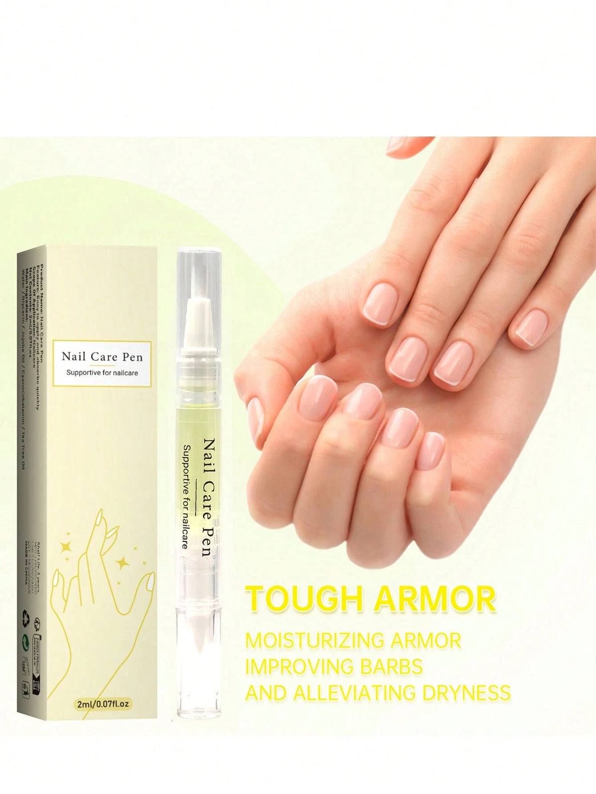 1/2Pcs Brother Cosmetics Nail Growth Oil| Nail Repair & Recovery Special| Hand & Nail Care Oil| Strengthens Nails & Boosts Growth| Nourishes Cuticles & Prevents Hangnails| Can Be Used With Nail P