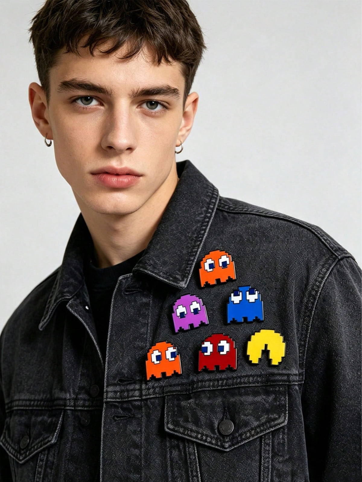 1/2pcs Creative Cartoon Pin Set:Unique Alloy Pins That Exude Youthful Energy;Suitable For Both Men And Women;Perfect For Travel,Campus,Daily Outfits