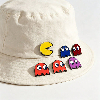 1/2pcs Creative Cartoon Pin Set:Unique Alloy Pins That Exude Youthful Energy;Suitable For Both Men And Women;Perfect For Travel,Campus,Daily Outfits