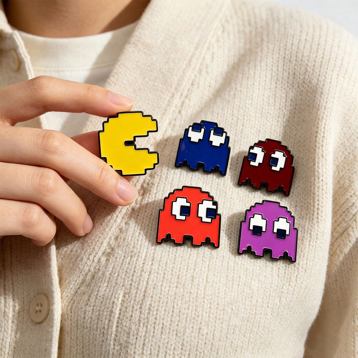 1/2pcs Creative Cartoon Pin Set:Unique Alloy Pins That Exude Youthful Energy;Suitable For Both Men And Women;Perfect For Travel,Campus,Daily Outfits