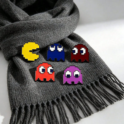 1/2pcs Creative Cartoon Pin Set:Unique Alloy Pins That Exude Youthful Energy;Suitable For Both Men And Women;Perfect For Travel,Campus,Daily Outfits