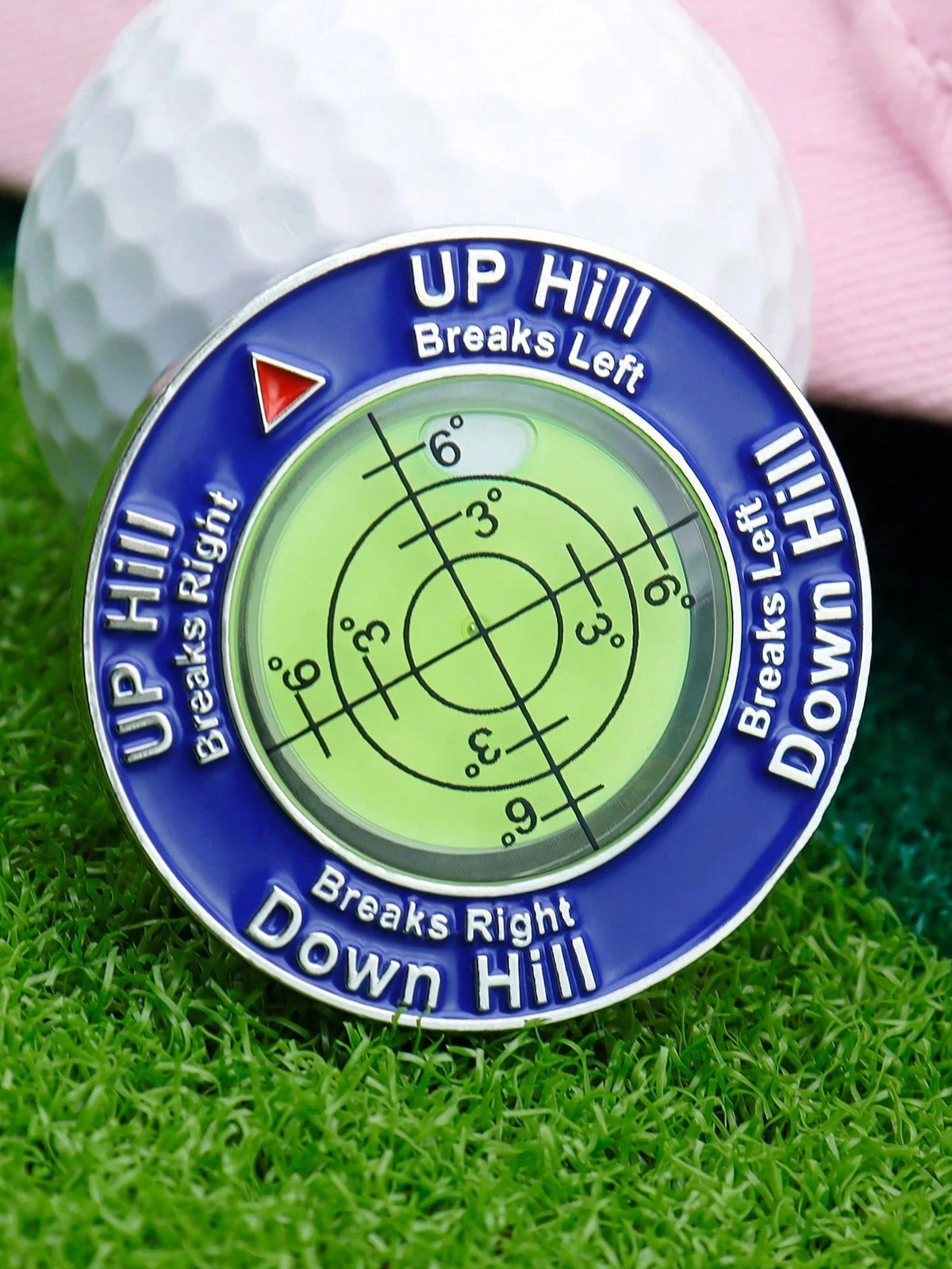 1/2pcs Slope Master Pro Green Reader, Level Gauge, Ball Position Marker, Golf Equipment, Double-Sided Ball Marker