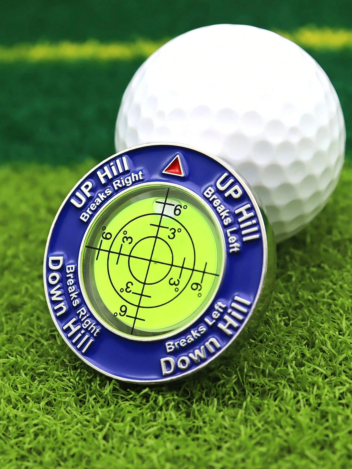 1/2pcs Slope Master Pro Green Reader, Level Gauge, Ball Position Marker, Golf Equipment, Double-Sided Ball Marker