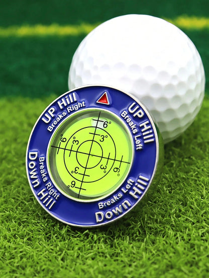 1/2pcs Slope Master Pro Green Reader, Level Gauge, Ball Position Marker, Golf Equipment, Double-Sided Ball Marker