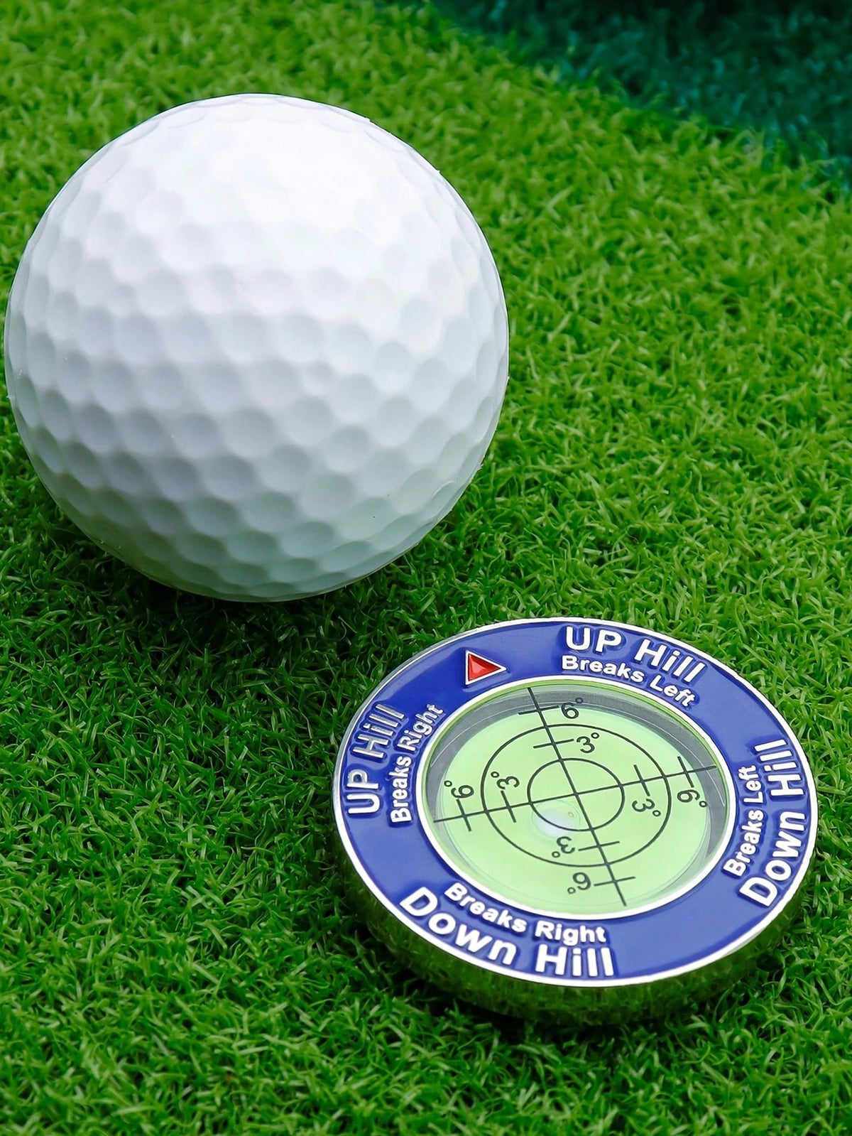 1/2pcs Slope Master Pro Green Reader, Level Gauge, Ball Position Marker, Golf Equipment, Double-Sided Ball Marker