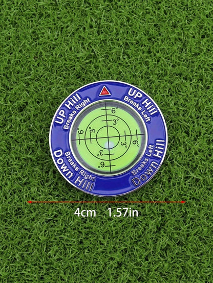 1/2pcs Slope Master Pro Green Reader, Level Gauge, Ball Position Marker, Golf Equipment, Double-Sided Ball Marker
