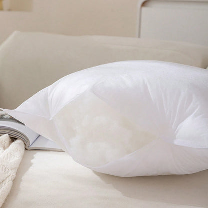 1/2pcs/White Pillow Core, Luxury Pillow, Multiple Sizes Pillow Pad, Microfiber Filling, Pure White Square Throw Pillow, Minimalist Fashion, Suitable For Home Decor, Living Room Sofa, Bedroom, Outdoor