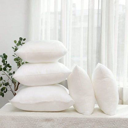 1/2pcs/White Pillow Core, Luxury Pillow, Multiple Sizes Pillow Pad, Microfiber Filling, Pure White Square Throw Pillow, Minimalist Fashion, Suitable For Home Decor, Living Room Sofa, Bedroom, Outdoor