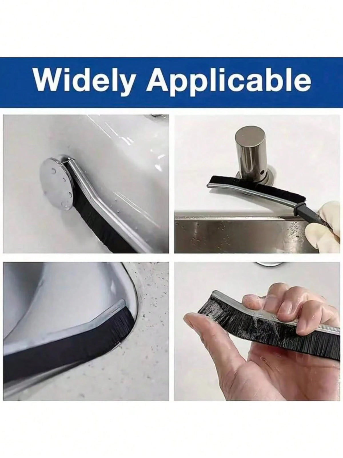 1/3/5pcs Stiff Bristle Gap Cleaning Brush, Suitable For Cleaning Narrow Spaces Like Bathroom, Sink, Window Track, Tile And Faucet, Can Be Used To Clean Bathroom Gaps, Sink Gaps, Window Tracks And Fauc