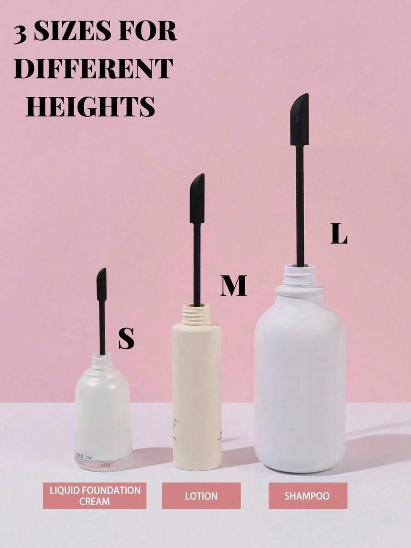 1/3pcs Mini Silicone Scraper, Makeup Spatula, Small Reusable Beauty Scraper, Mini Scraper, Thin Jar Scraper, Food Scraper, Scrape The Last Drop Of Beauty Products, Cosmetics, Inexpensive, Room Decor