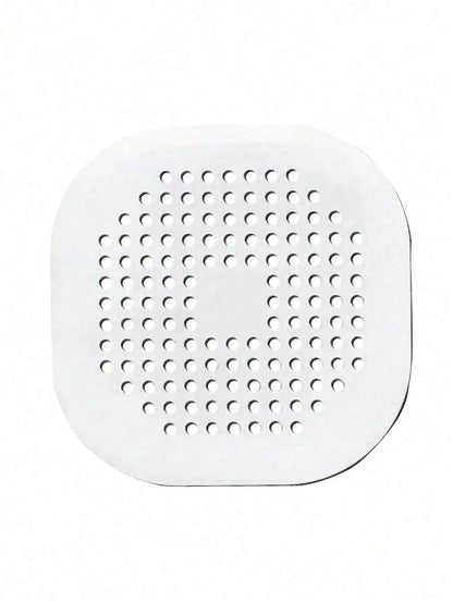 1/3pcs Silicone Hair Catcher With Suction Cup, Square Drain Cover, Suitable For Shower, Sink, Floor Drain, Hair Filtration, Applicable For Bathroom, Bathtub, Kitchen, Bathroom Decor, Back To School Se