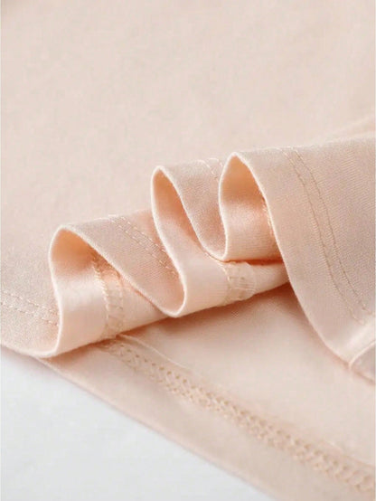 1/4-Piece Women's Built-In Bra Tank Top- Seamless Long-Sleeve Top, Soft And Stretchy Fabric In Solid White/Gray/Black/Beige, Versatile Strapless Layered Styling For Casual Wear, Smooth Texture Basic