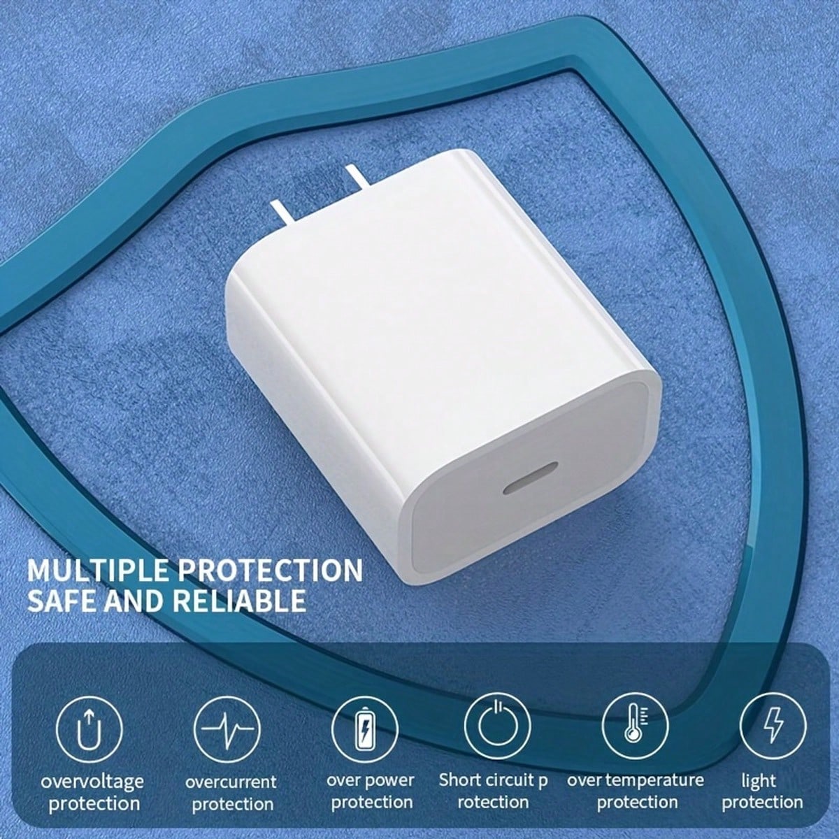 1-4pcs US Plug PD 20W Fast Charging Wall Adapter Compatible With IPhone 17 Pro Max/17 Pro/Air/17/16/15/14/13/12/11/XS/XR/8/7/6/ S25/S24/S23/S22/S21/S20 Ultra Plus/ Series