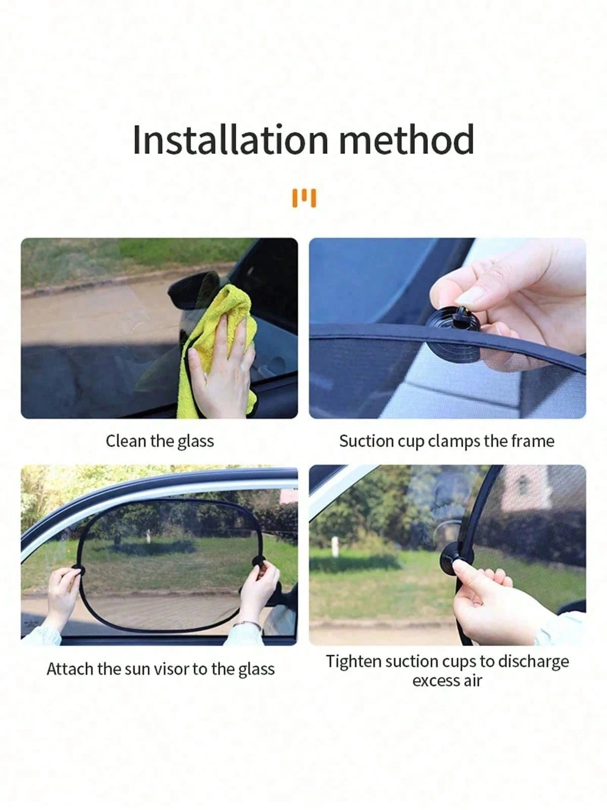 1-5 Pcs Universal Car Sun Visor Foldable Auto Side Window Rear Windshield Mesh Sunshade Car Windshield Rear Sun Visor.Car Essentials,Car Window Shade,Car Accessories,Best Gifts For Friends, Graduation