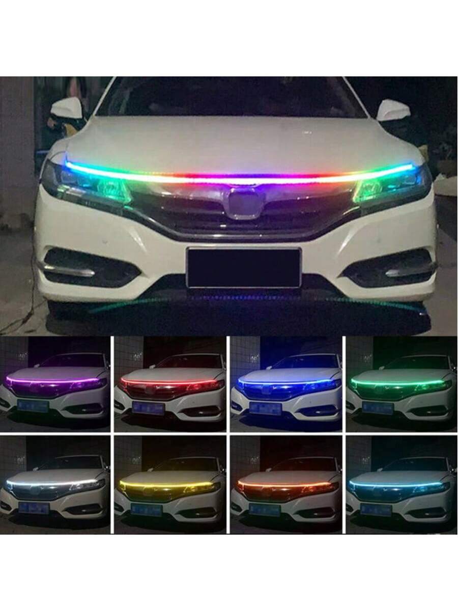 1.5M Flexible LED Hood Light, Car Hood Light Strip, Universal 12V Car Hood Light Strip, Flexible LED, Suitable For Cars, SUV, Trucks