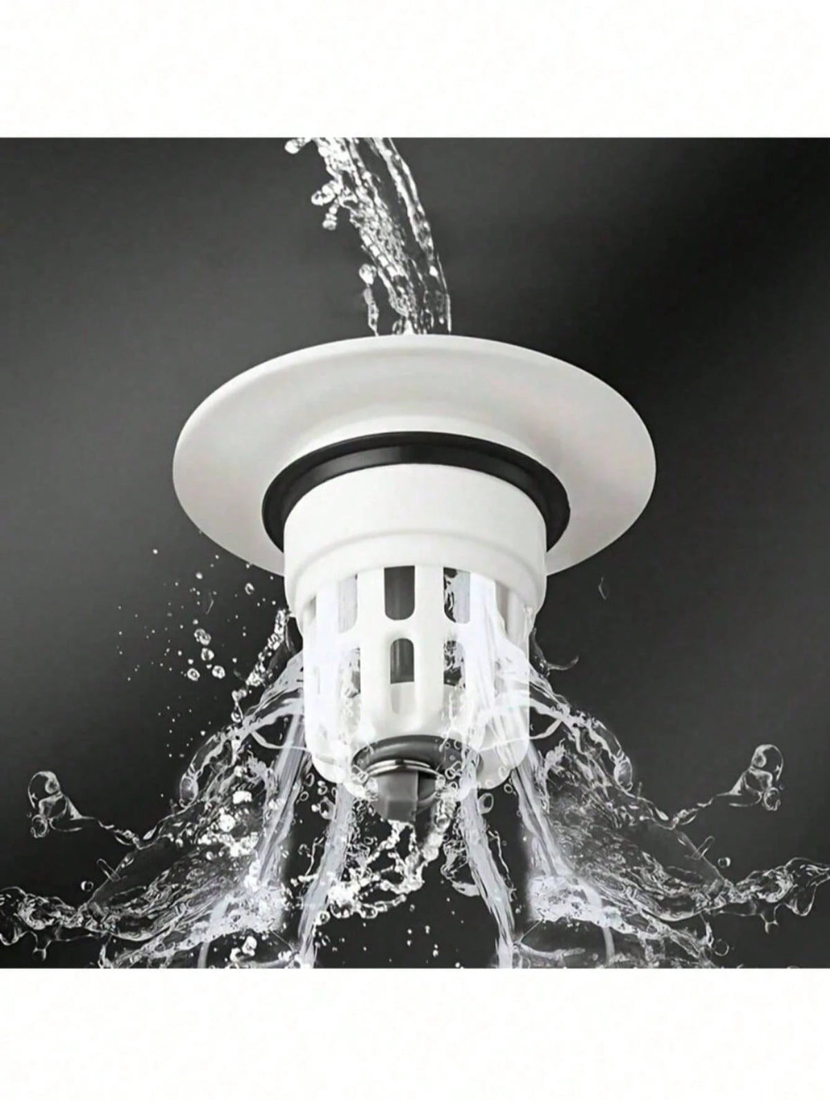 1-5pcs Pop-Up Bathroom Sink Drain Stopper- Multi-Functional Pressure Filter, Durable Plastic Material, Bathroom Sink Anti-Clogging, Efficient Drainage Essential Accessory, Wash Basin Drain Filter, Ho