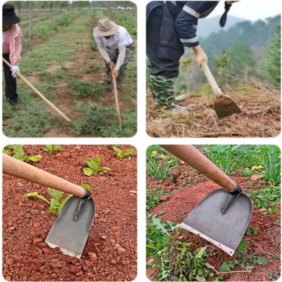 1 Heavy Duty Manual Weeding Tool/Efficient Weeding Device, Sharp Blade Root Removal/Suitable For Gardens, Farms, Lawns, Vegetable Gardens/Durable Carbon Steel Structure/Portable Weeding Tool/No Handle