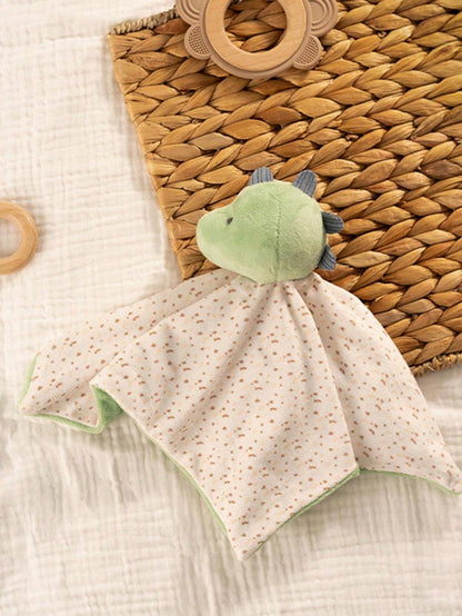 1 Pack Baby Companion Toys Soft Texture Cute Cartoon Animal Toy Design Baby Comfort Blanket Cute Carton Design Security Blankets For Babies