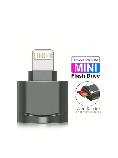 1 Pack Compatible With IPhone 14/13/12/11/XS/8/7 Pro Plus Max TF Card Reader Adapter Adapter Card Reader