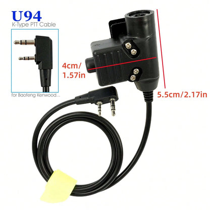 1 Pack U94 PTT Air Acoustic Tube Earpiece Acoustic Tube Earpiece Headset For Kenwood For HYT For TYT Parts