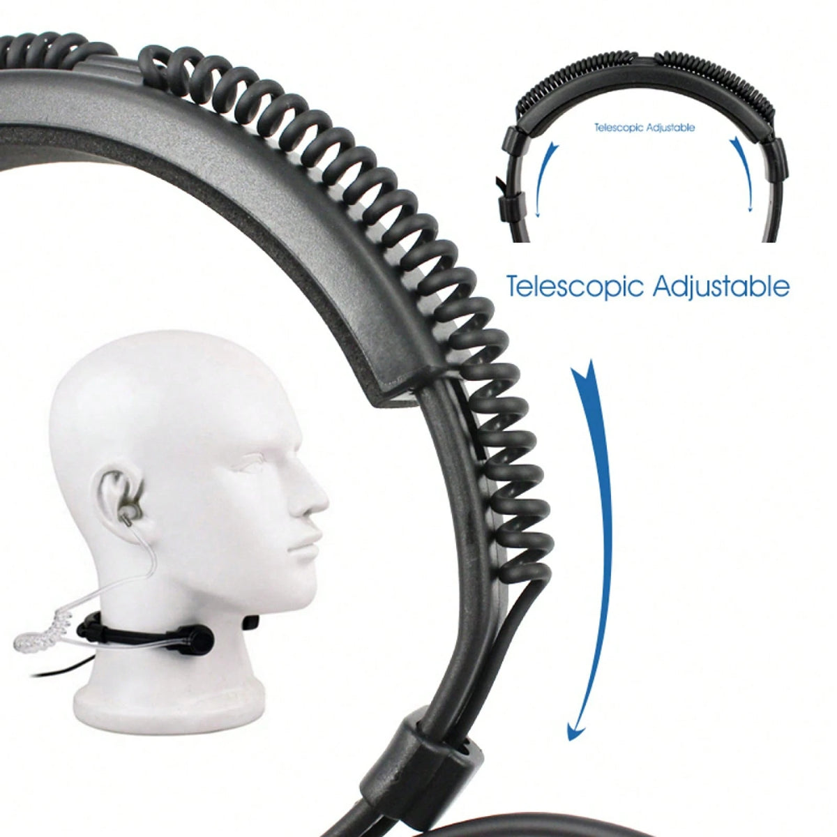 1 Pack U94 PTT Air Acoustic Tube Earpiece Acoustic Tube Earpiece Headset For Kenwood For HYT For TYT Parts