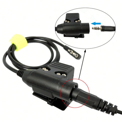 1 Pack U94 PTT Air Acoustic Tube Earpiece Acoustic Tube Earpiece Headset For Kenwood For HYT For TYT Parts