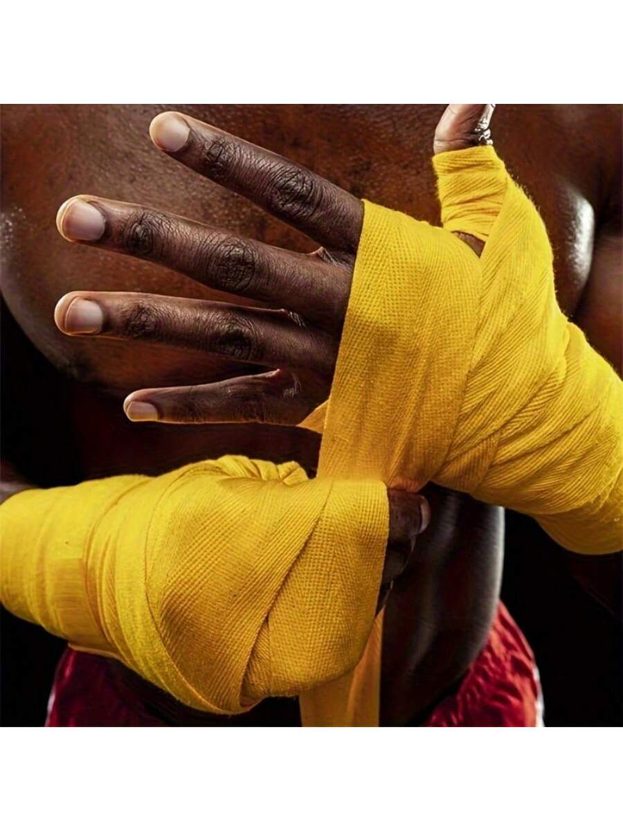 1 Pair 1.5/3/3.5m Long Boxing Wraps, Elastic Hand Wraps For MMA, Muay Thai, Karate, Boxing Training, Sports Wrist Support Bandages