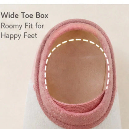 1 Pair Baby Girls Slip On Shoes 0-3Y Non-Slip Breathable Low-Top Flat Sneakers Cute Pink Rabbit Toddler Walking Shoes, All Seasons Indoor Outdoor Wear